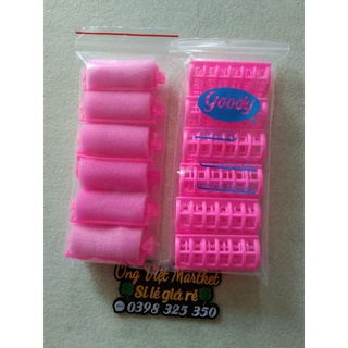 Set lô quấn tóc mút xốp , lô nhựa