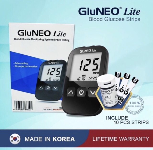 Máy đo đường huyết Glucerna - GluNeo Lite