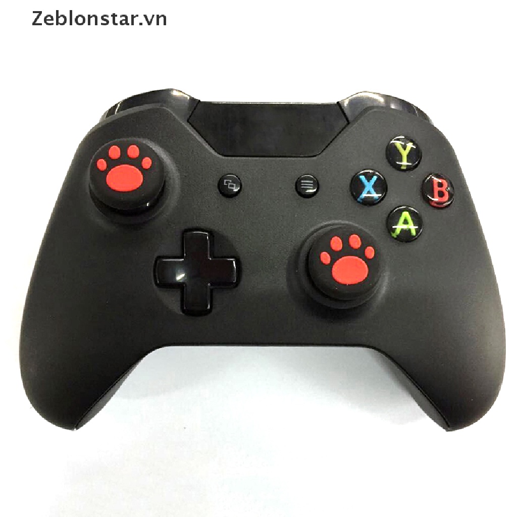 Set 2 Nút Bấm Chơi game Hình Dấu Chân Mèo Cho PS3 PS4 Xbox One / 360 (z)
