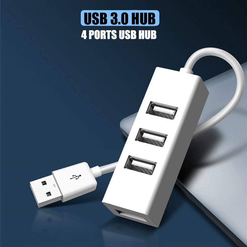 Bộ Chia 4 Cổng Usb 3.0 Tốc Độ Cao 4 Trong 1 Cho Laptop Lenovo Dell Asus