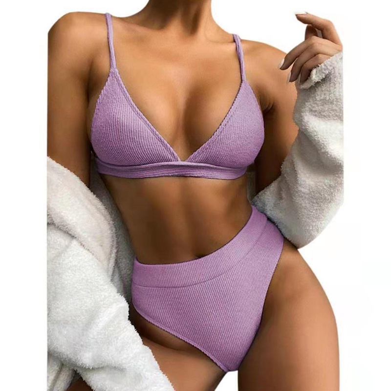 Bộ bikini 2 mảnh màu sắc thời trang nữ tính