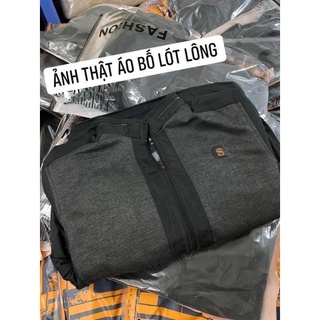 Áo khoác nam lót lông siêu ấm - trung niên