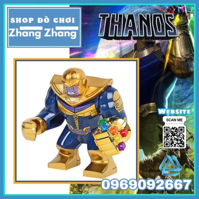 Đồ chơi Xếp hình Thanos infinity Gauntlet găng tay vô cực Avengers Endgame Infinity War Minifigures Lele D032