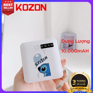 Pin sạc dự phòng KOZON 10000mah hoạt hình dễ thương nhỏ gọn bỏ túi thích hợp android và IOS