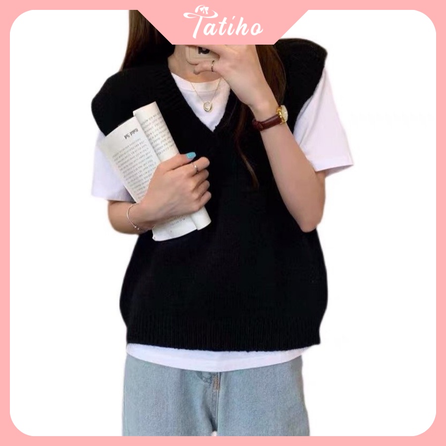 [Hàng Xịn, Giá Tốt] Áo Gile Len Trơn ( Áo Không Tay) Phong Cách Thời Trang Hottrend, Chất len Dày Vừa  - Mã AK011