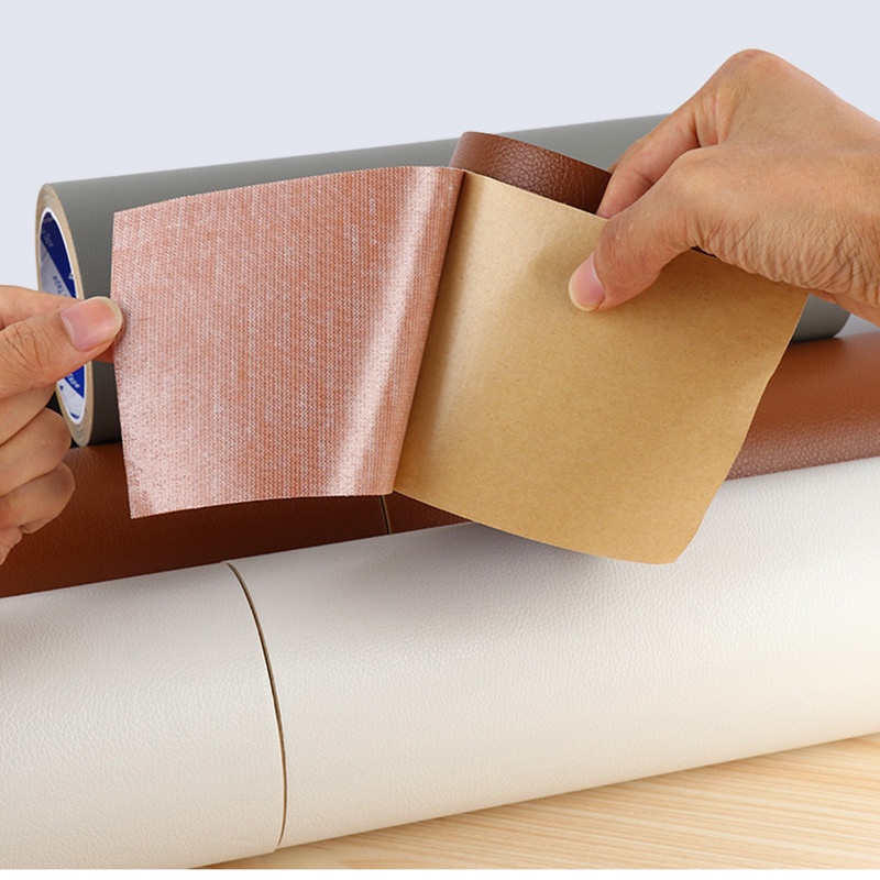 Miếng Dán Sửa Chữa Ghế Sofa/Đồ Nội Thất/Giày/Túi Xách Bằng Da Màu Đen DIY
