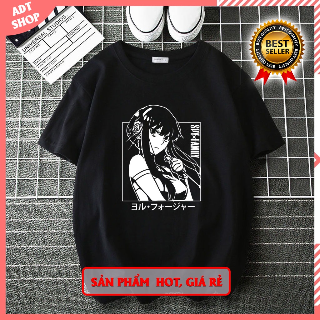 Áo Thun Cotton Cổ Tròn In Hình SPY X FAMIY YOR FORGER Anime unisex nam nữ mẫu HOT độc đẹp giá rẻ