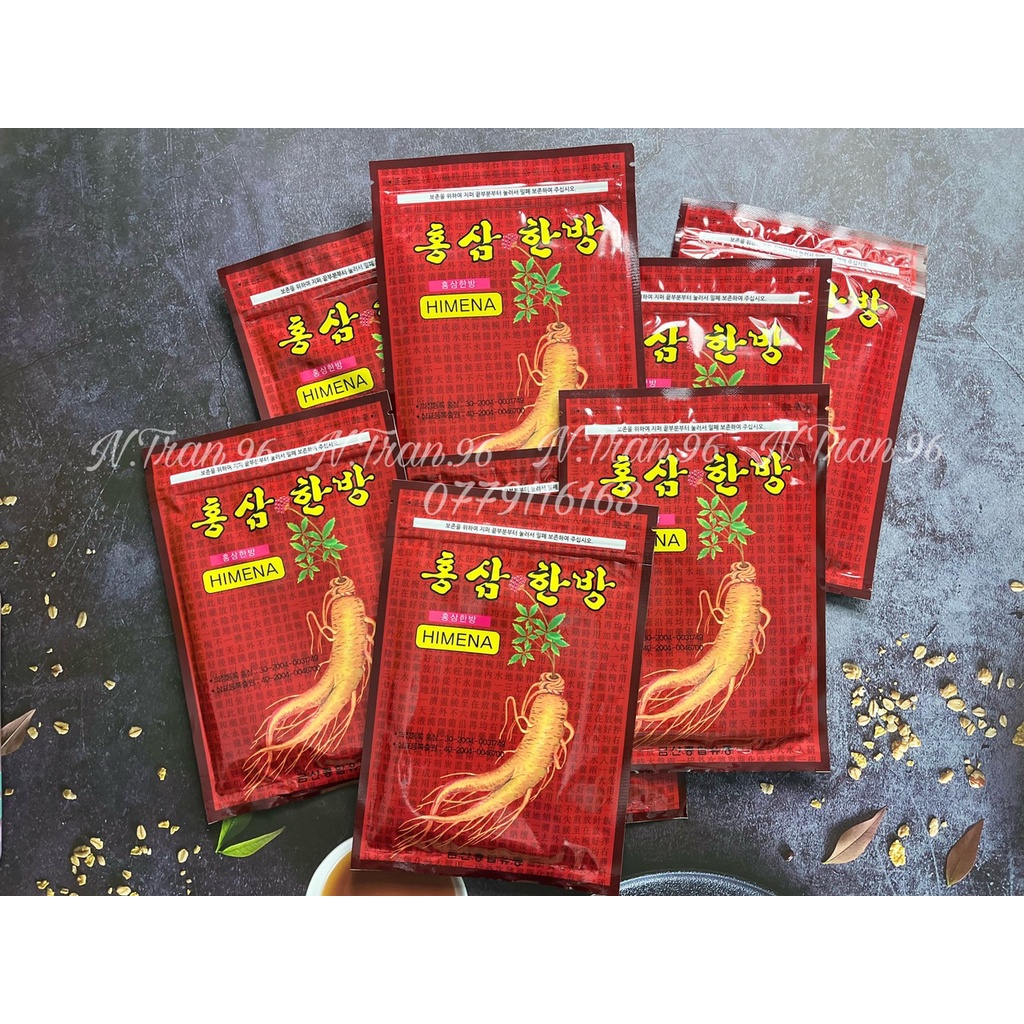 CAO DÁN HỒNG SÂM Hàn Quốc - Túi 20 Miếng