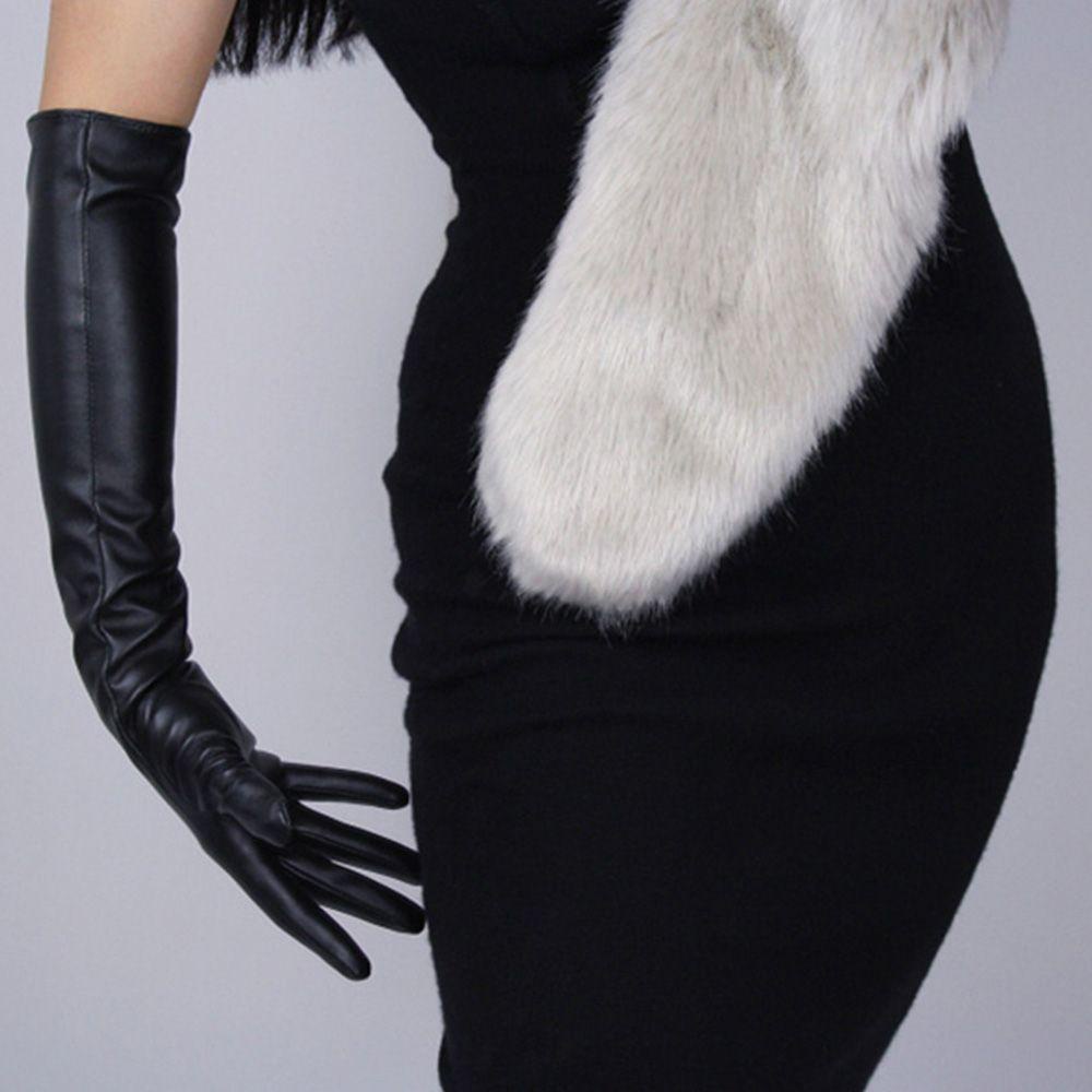 IVORY Găng Tay Lái Xe Chống Gió Hở Ngón Thanh Lịch Cho Nữ