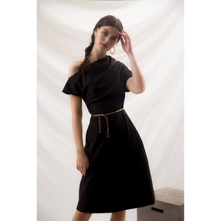 Đầm lệch vai Coco Black Dress