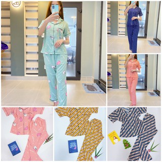 [HÀNG THIẾT KẾ] Đồ Bộ Pijama Lụa💖Chất Liệu Lụa Cao Cấp Mát Lịm