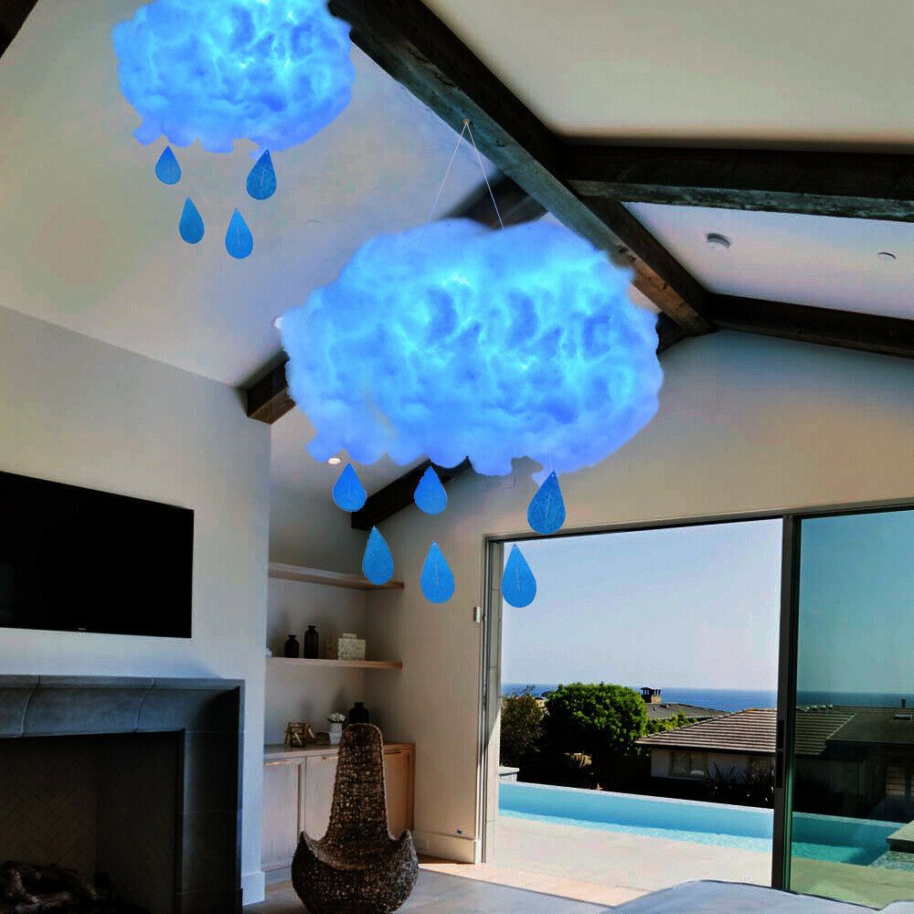 Đèn ngủ cotton hình đám mây thời trang nhiều màu độc đáo trang trí nhà cửa/ phòng ngủ