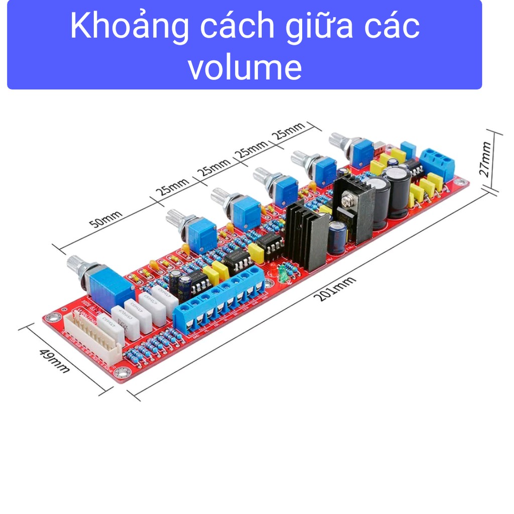 Bo mạch 5.1 điều chỉnh âm thanh đầu Stereo hay 5.1 ra thành 5.1 có chiết áp điều chỉnh âm lượng  chất lượng cao