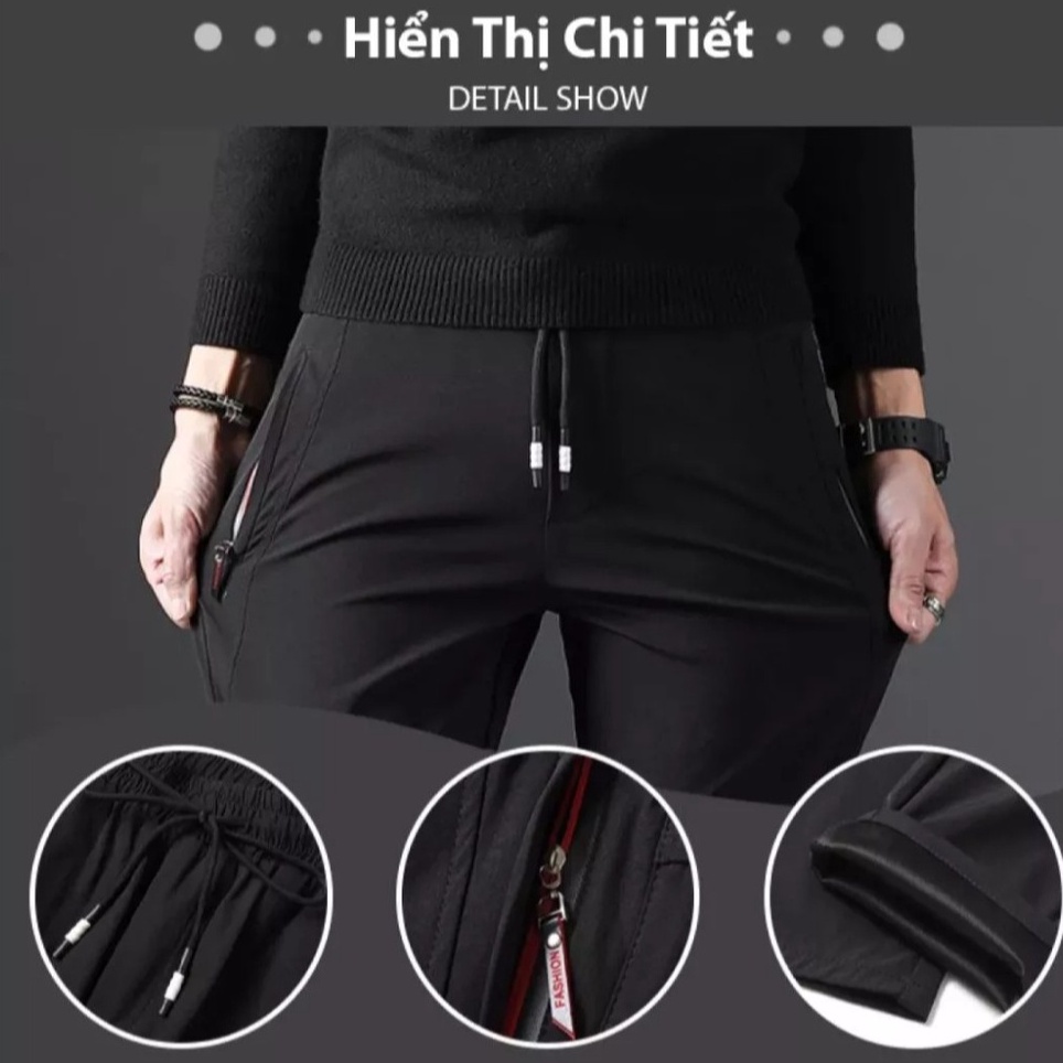 Quần thể thao Nam/Nữ ống BO, TÚI KHÓA KÉO UNISEX . Trẻ trung năng động, co giãn tốt.