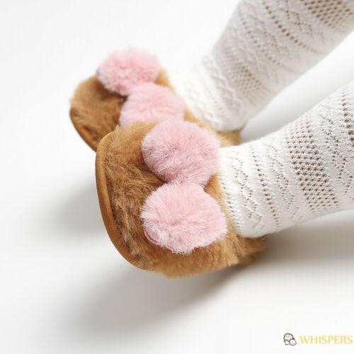 ❣TOP☞Newborn Toddler Baby Boys Girl Infant Cute Bow Soft Crib Warm Shoes 0-18M