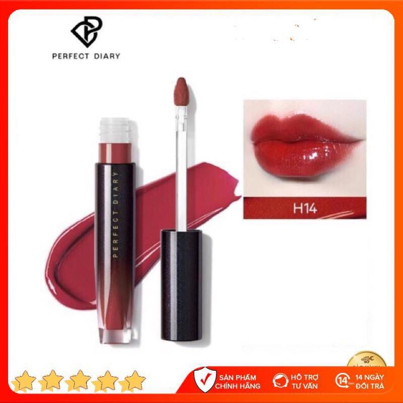 💥Hàng chính hãng💥Son kem trang điểm Perfect Diary ánh nhũ lâu trôi thời trang 3g