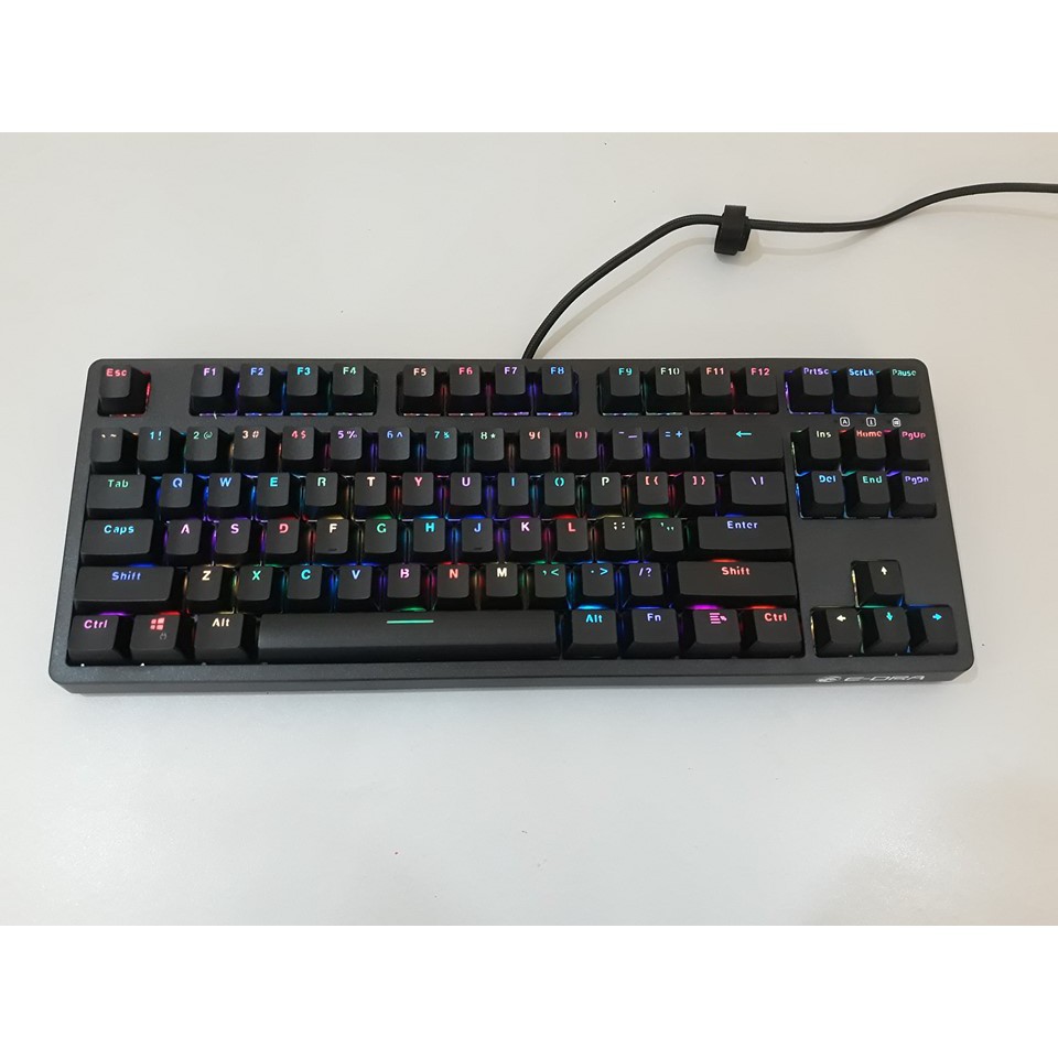 [ GIÁ TỐT NHẤT ] Bàn phím cơ E-Dra EK387 RGB + Tặng máy hút bụi phím Mini [ mimishop.hp ]