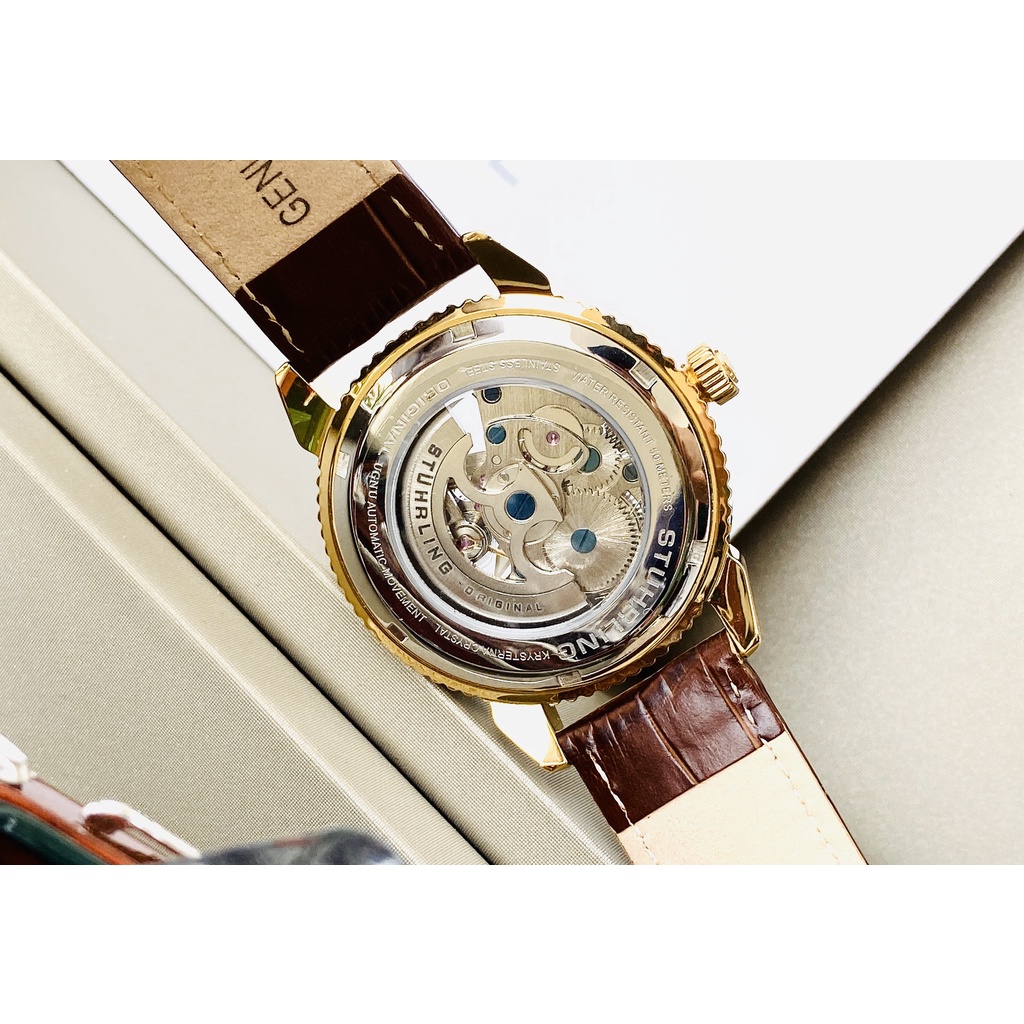 Đồng hồ nam dây da STUHRLING MEN WATCH M13838 AUTOAMTIC