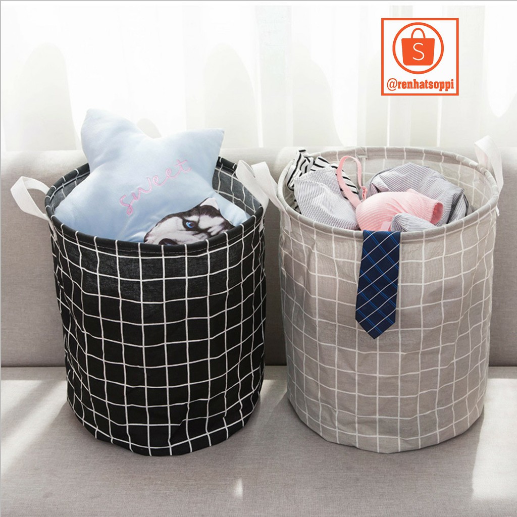 Túi vải đựng đồ, sọt đựng quần áo, hộp giỏ đựng đồ chơi trẻ em đa năng