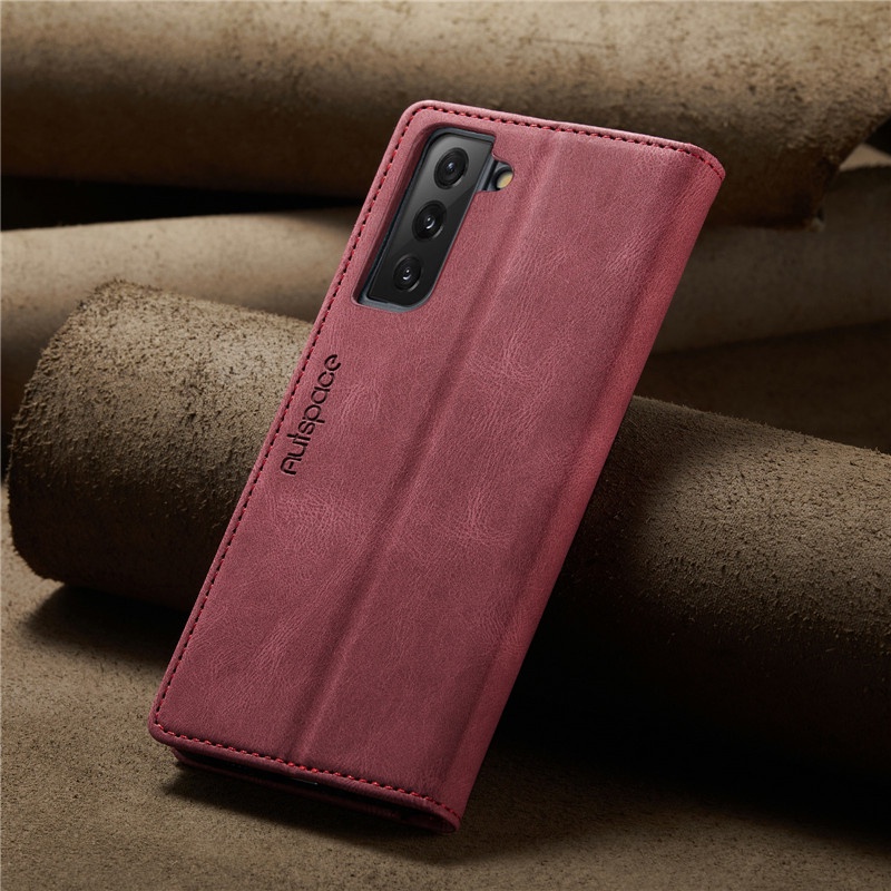 Vỏ nóng! Ốp Điện Thoại Da Nắp Gập Kiểu Ví Cổ Điển Cho Samsung S22 S21 S20 Ultra S10 Plus S21 FE S20 FE