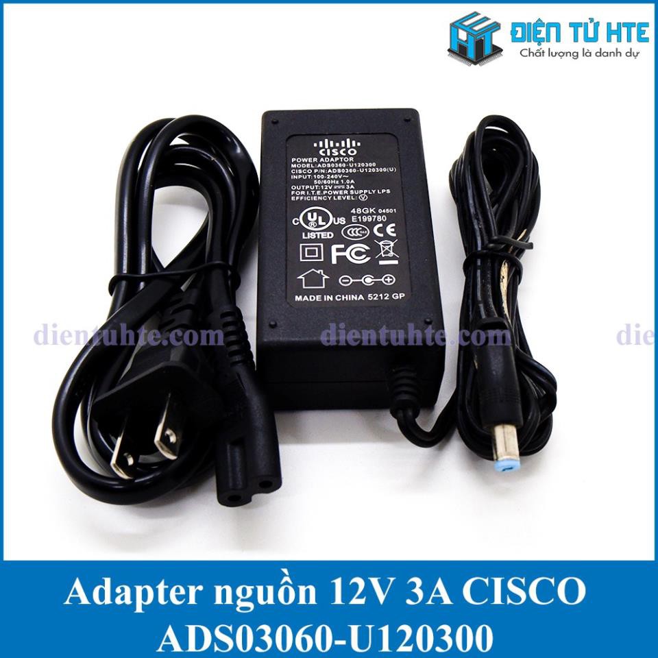 Adapter nguồn 12V 3A CISCO ADS0360-U120300 [HTE Quy Nhơn CN2]