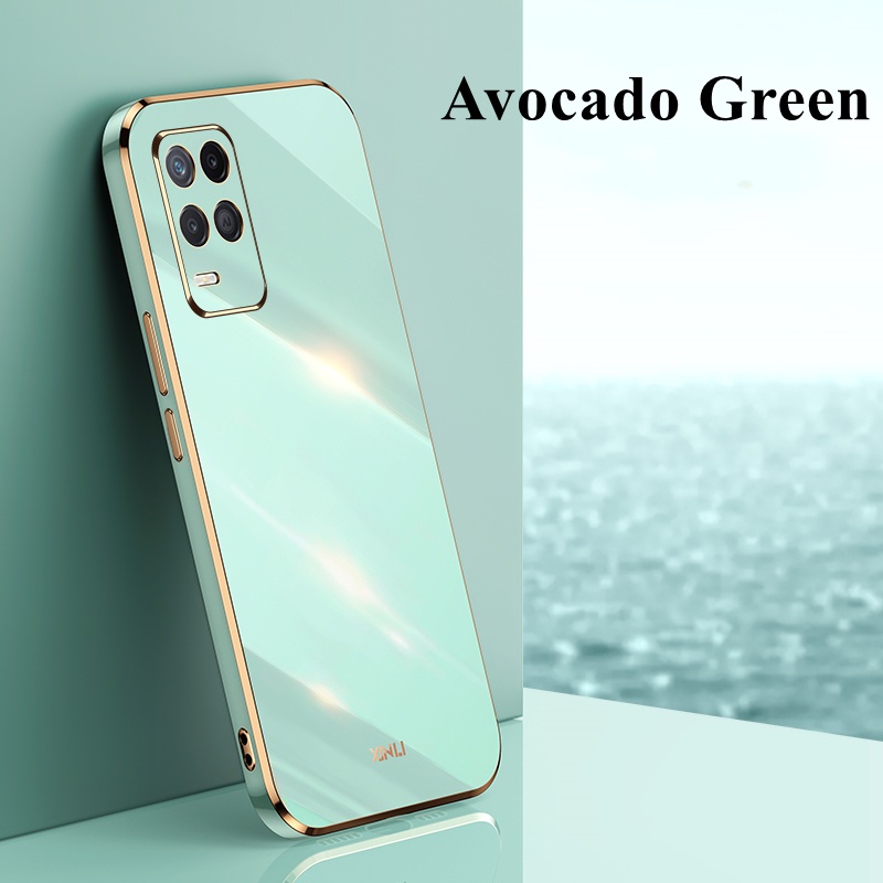 Ốp điện thoại cao su dẻo mặt vuông mạ 6d sang trọng cho OPPO A95 A16 A54 A15 A74 A5S A7 A12 A94 A53 A3S A52 A92