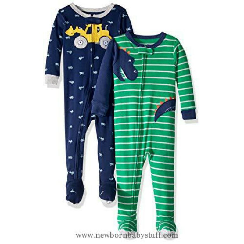 Bộ liền mặc ngủ khóa kéo cho bé