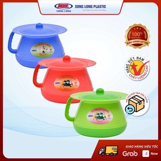 Bô vệ sinh trẻ em tròn có nắp đậy nhựa Song Long Plastic cao cấp 2218 - SUMIHOE