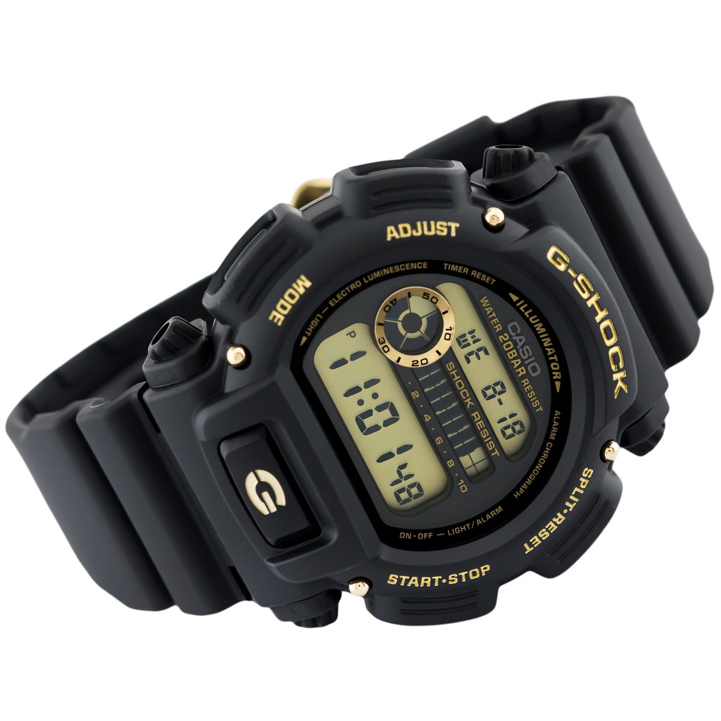 Đồng hồ nam dây nhựa Casio G-Shock chính hãng Anh Khuê DW-9052GBX-1A9DR (43mm)