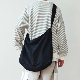 Túi Đeo Chéo Canvas Sức Chứa Lớn Phong Cách Nhật Bản Thời Trang Cho Nam