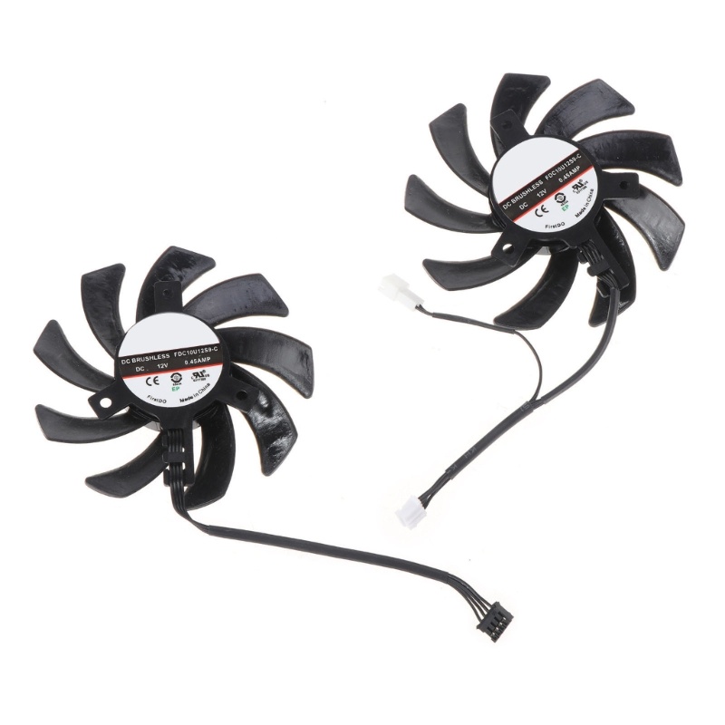 Quạt Tản Nhiệt Card Đồ Họa VGA 4Pin 12V 0.45A FDC10U12S9-C Cho RTX 3060 TI 85mm