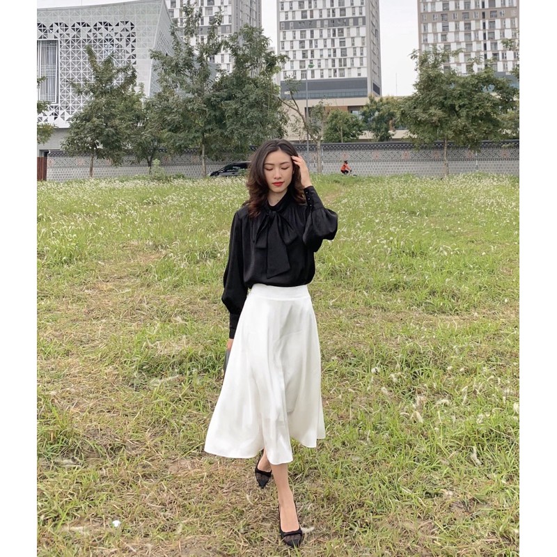 ZIEL_Chân váy lụa dài | BigBuy360 - bigbuy360.vn