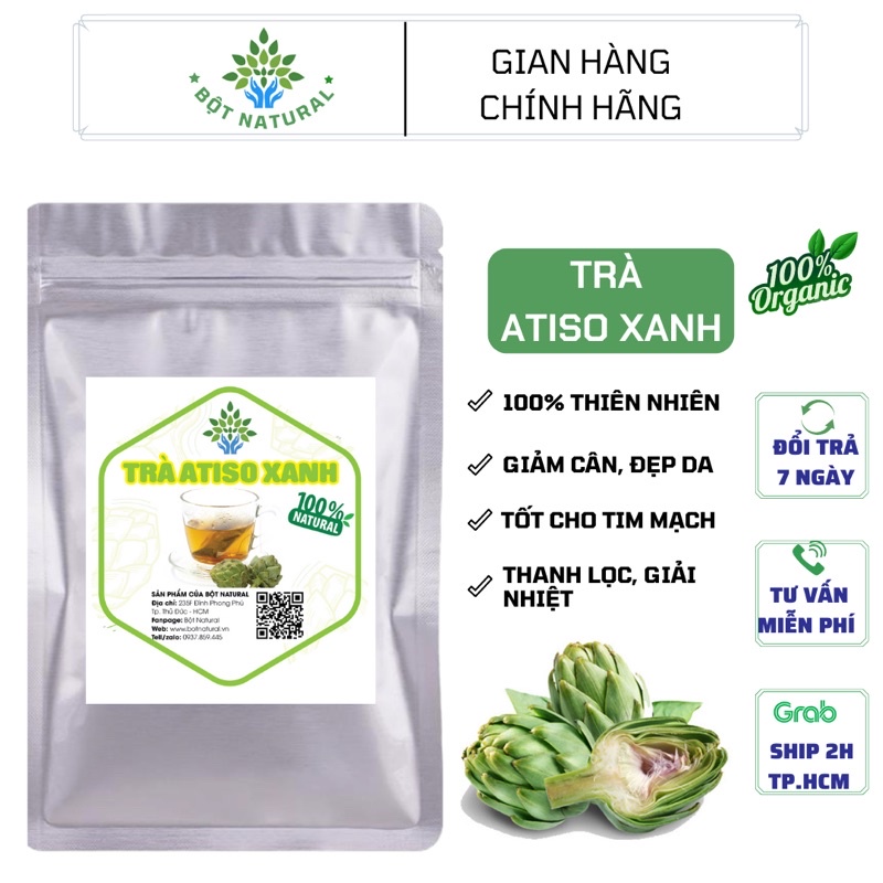 Hoa Atiso Đà Lạt 500gr, giải nhiệt, phục hồi, làm mát gan, hầm canh| Bột Natural
