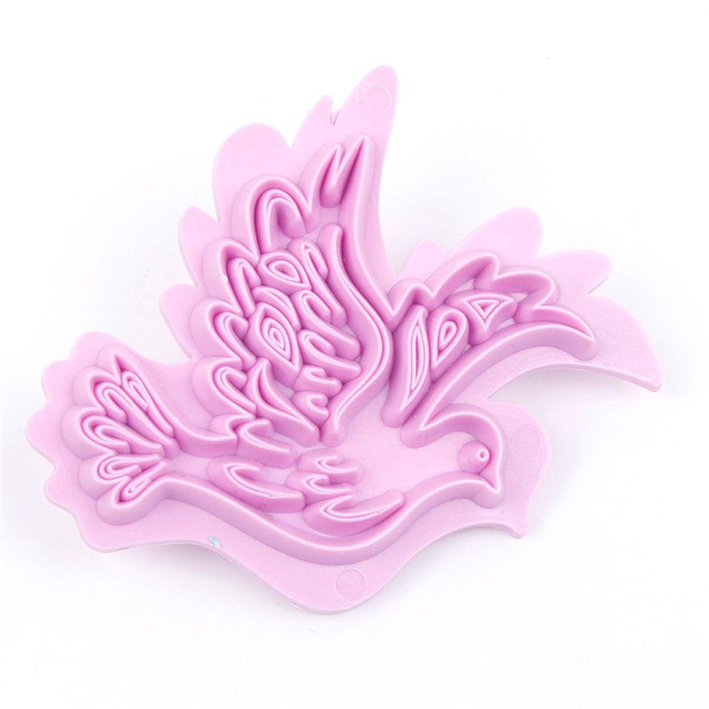 AUGUSTINA Set 4 Khuôn Cắt Tạo Hình Bánh 3D