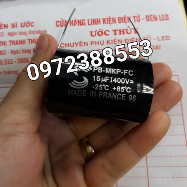 1con tụ loa zin 15uf 400v