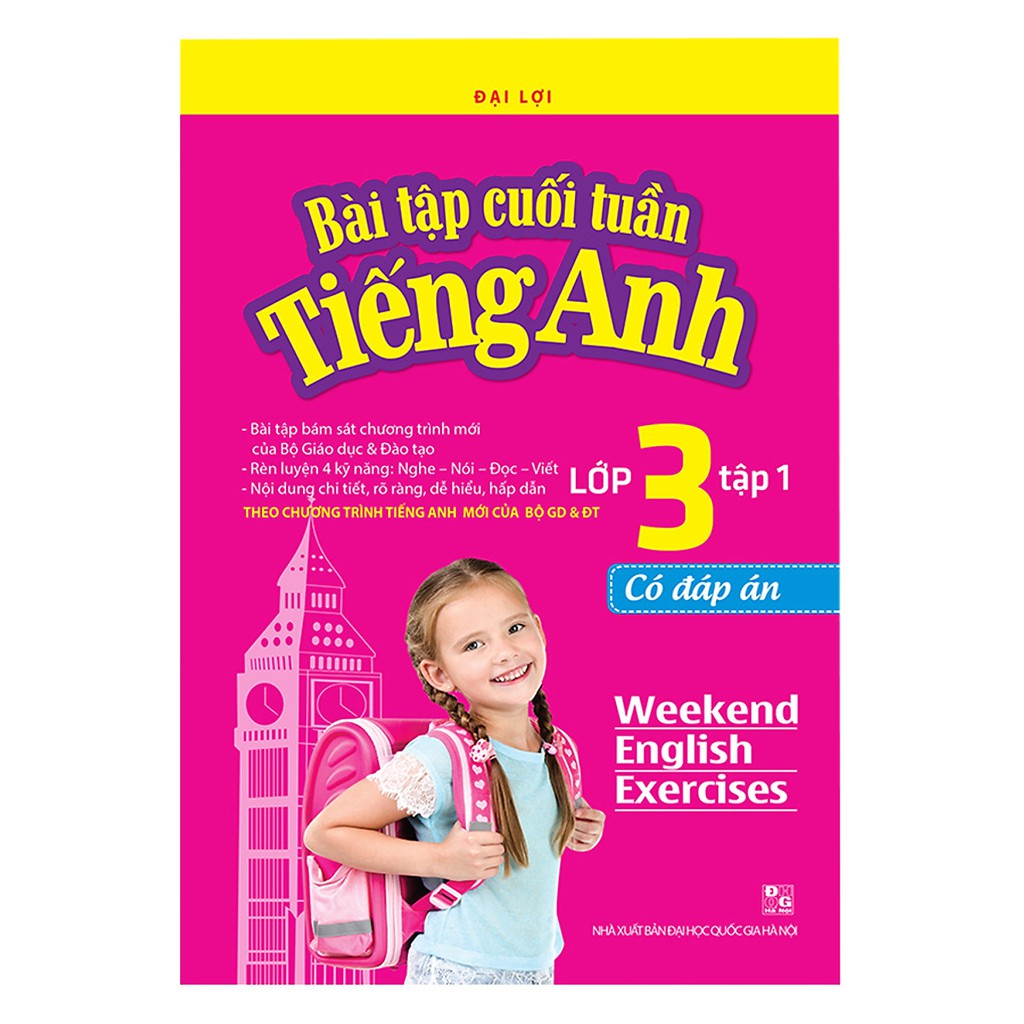 Sách - Combo Bài tập cuối tuần tiếng Anh lớp 3 (có đáp án) - Tập 1 +2