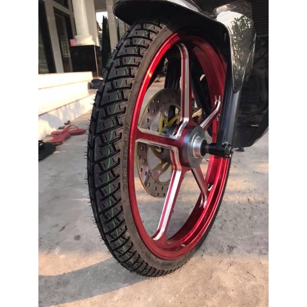 Cặp Vỏ CheeTah Thái Lan  mẫu Gai MCL City size 17 “ Xe số “ kèm ruột
