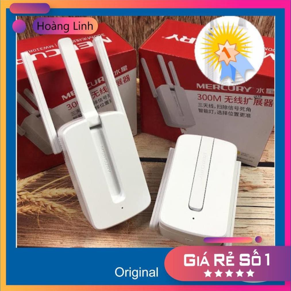 Kích sóng wifi - Thiết bị mở rộng wifi Chính hãng Mercury 3 râu