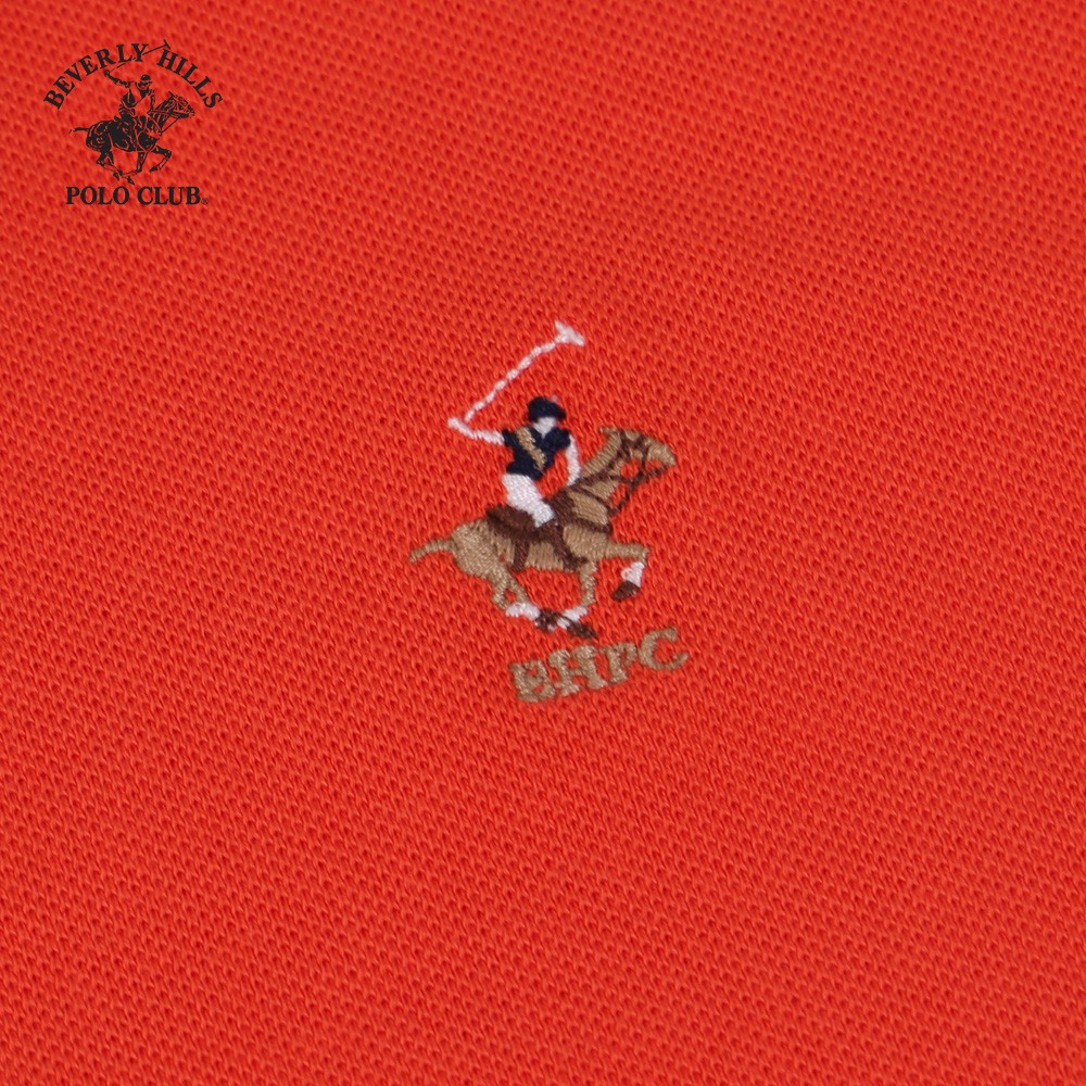 Beverly Hills Polo Club - Áo polo Ngắn tay Nam Slimfit Cam ngói OT- BHPC PMSSS20TL040