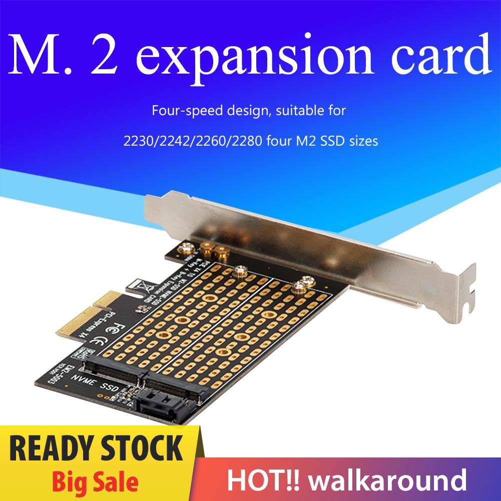 Bộ Chuyển Đổi Pcie NVMe SATA M.2 Sang PCI-Express 3.0 X4 Cho B Key M Key M2 SSD