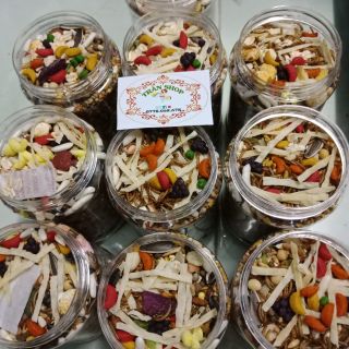Combo 5hu thuc an nhỏ.tặng bịch cát sand
