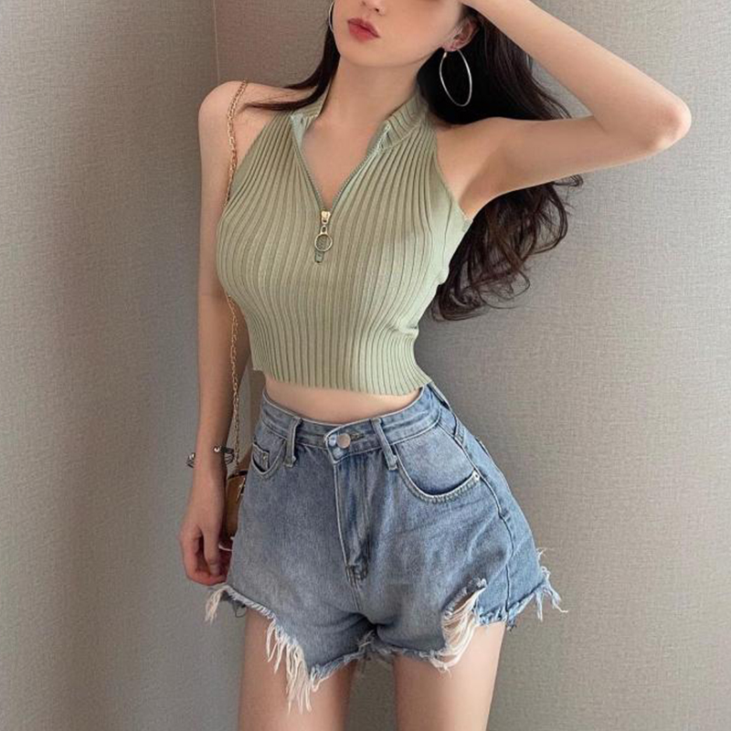 Áo lửng không tay thời trang quyến rũ dành cho nữ