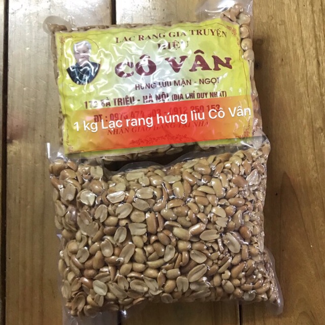 1Kg Lạc đỏ rang húng lìu Cô Vân, loại tách vỏ sẵn, siêu thơm giòn ngon, đặc sản Hà Nội