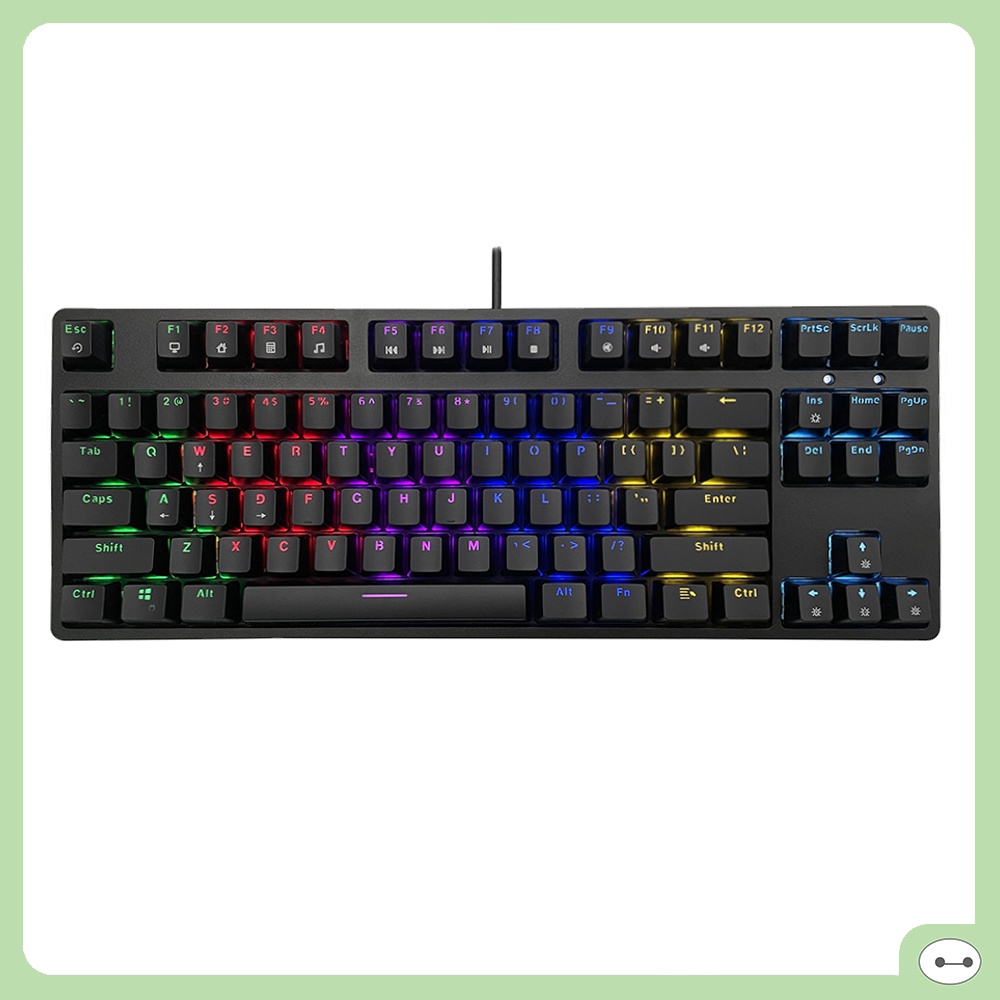 BÀN PHÍM CƠ GAMING E-DRA EK387L CÁC PHIÊN BẢN ĐEN TRẮNG HỒNG, E-DRA EK3104L RAINBOW