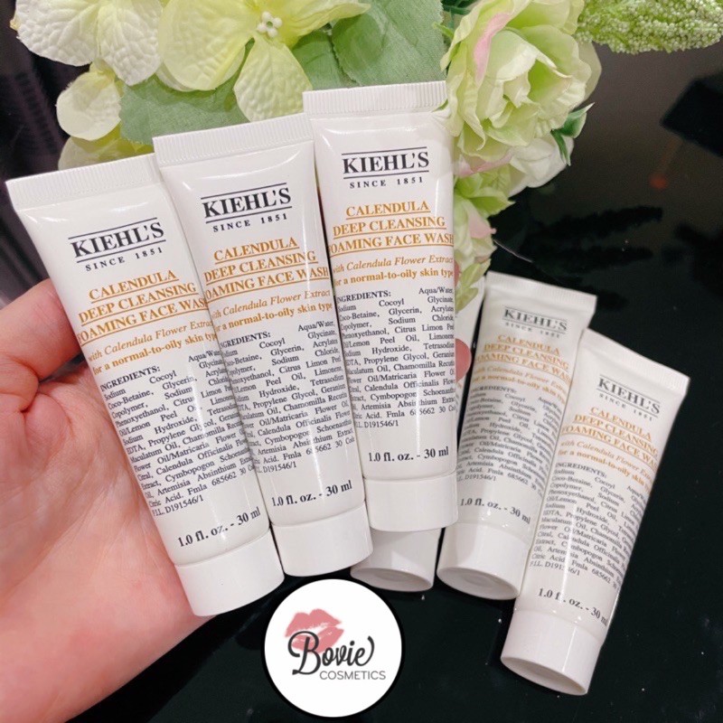 (Minisize 30ml Kiehl’s / Kiehls) Sữa Rửa Mặt Hoa Cúc Calendula Deep Cleansing Foaming Face Wash | BigBuy360 - bigbuy360.vn