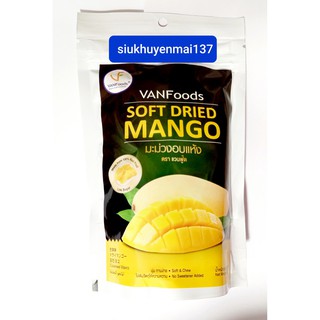 xoài sấy dẻo thái lan 80 gr gói, vanfoods hsd:2.2021