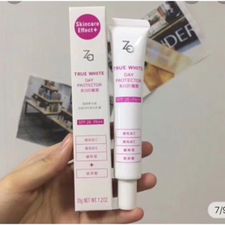 Kem lót dưỡng trắng da chống nắng ban ngày Za True White Day Protector SPF 26 PA++ 35g