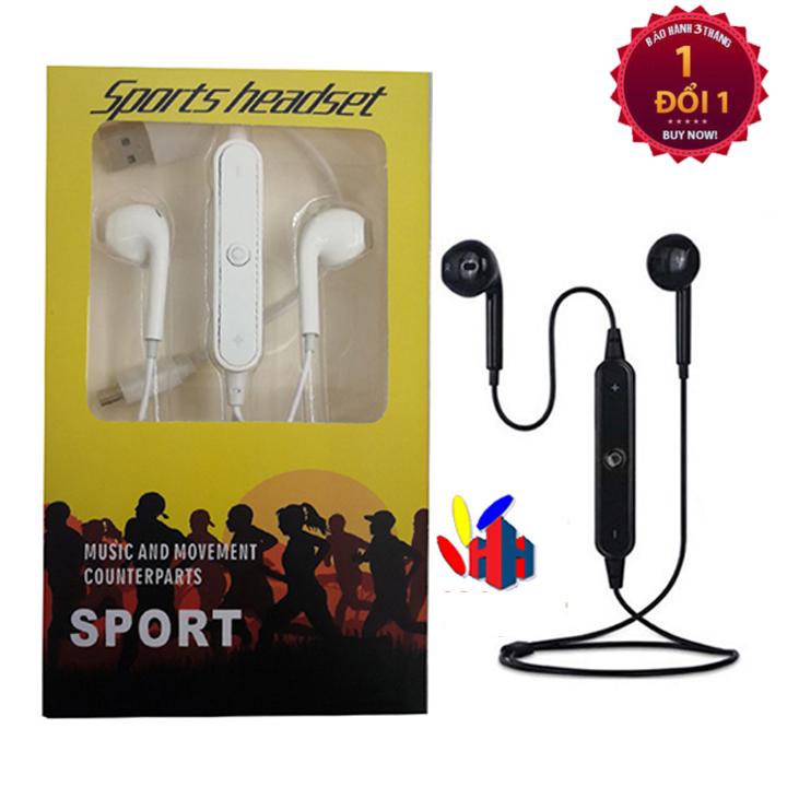 Tai nghe không dây, Tai nghe Bluetooth Sport S6 có mic đàm thoại giá rẻ - FLASH SALE - RẺ VÔ ĐỐI