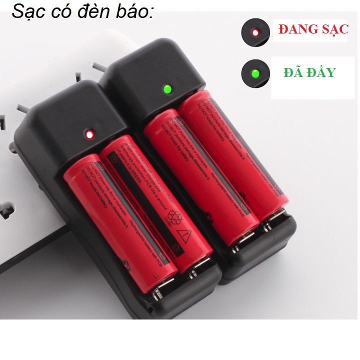 Bộ sạc pin 3.7v đa năng dùng sạc cho nhiều loại pin 18650 16340 14500