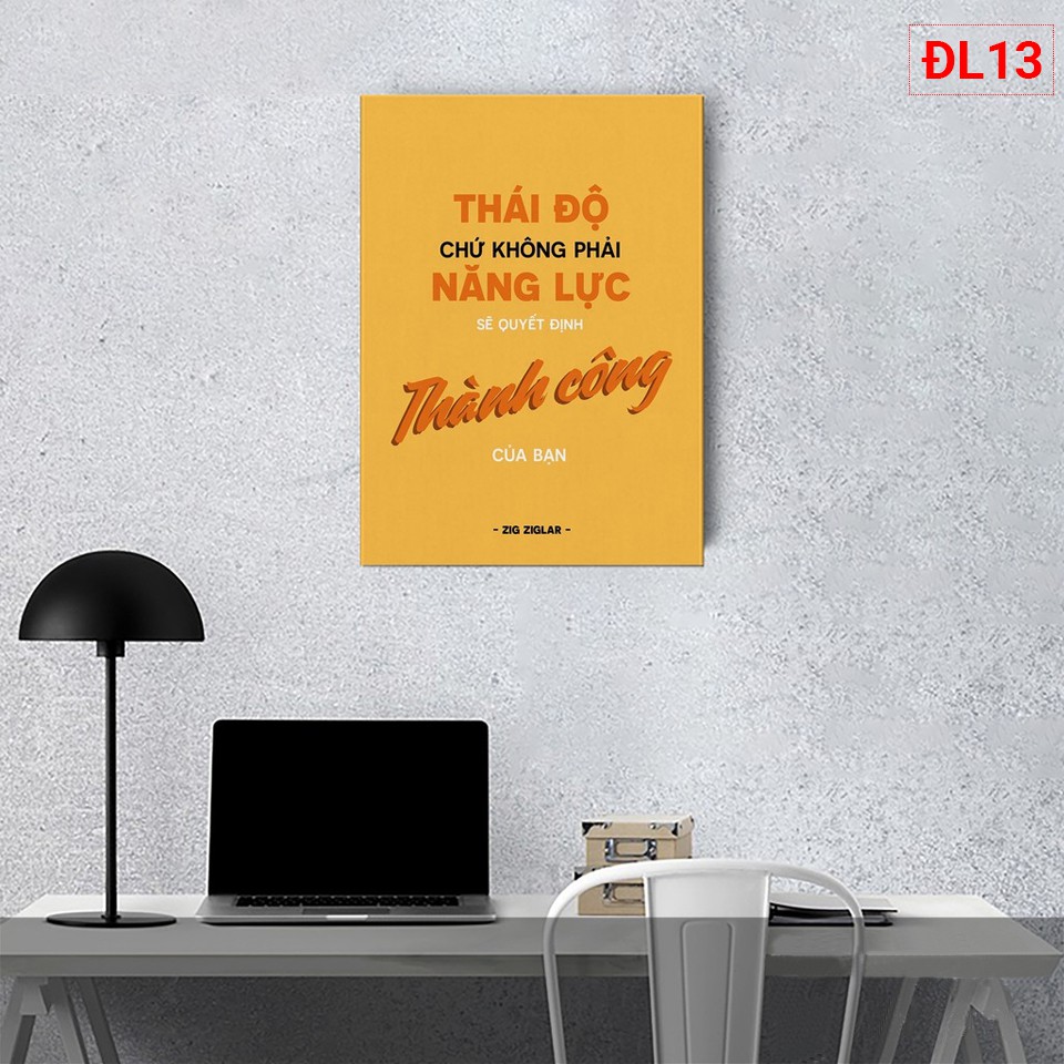 Tranh Canvas slogan treo tường trang trí văn phòng tạo động lực hot nhất khung gỗ | BigBuy360 - bigbuy360.vn